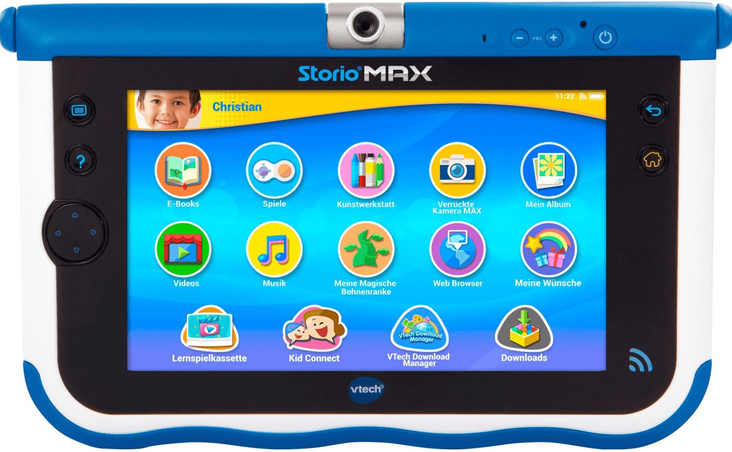 VTECH - Console Storio Max XL 2.0 7 Bleue - Tablette Éducative