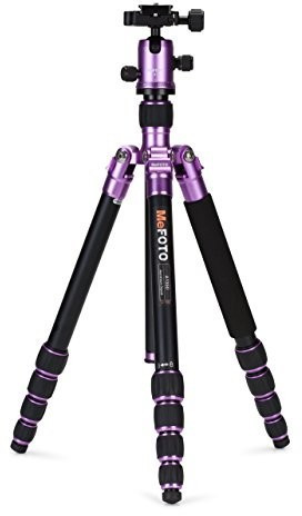 MeFOTO RoadTrip Kompakt Tripod Kit 1 (Aluminium) Purple