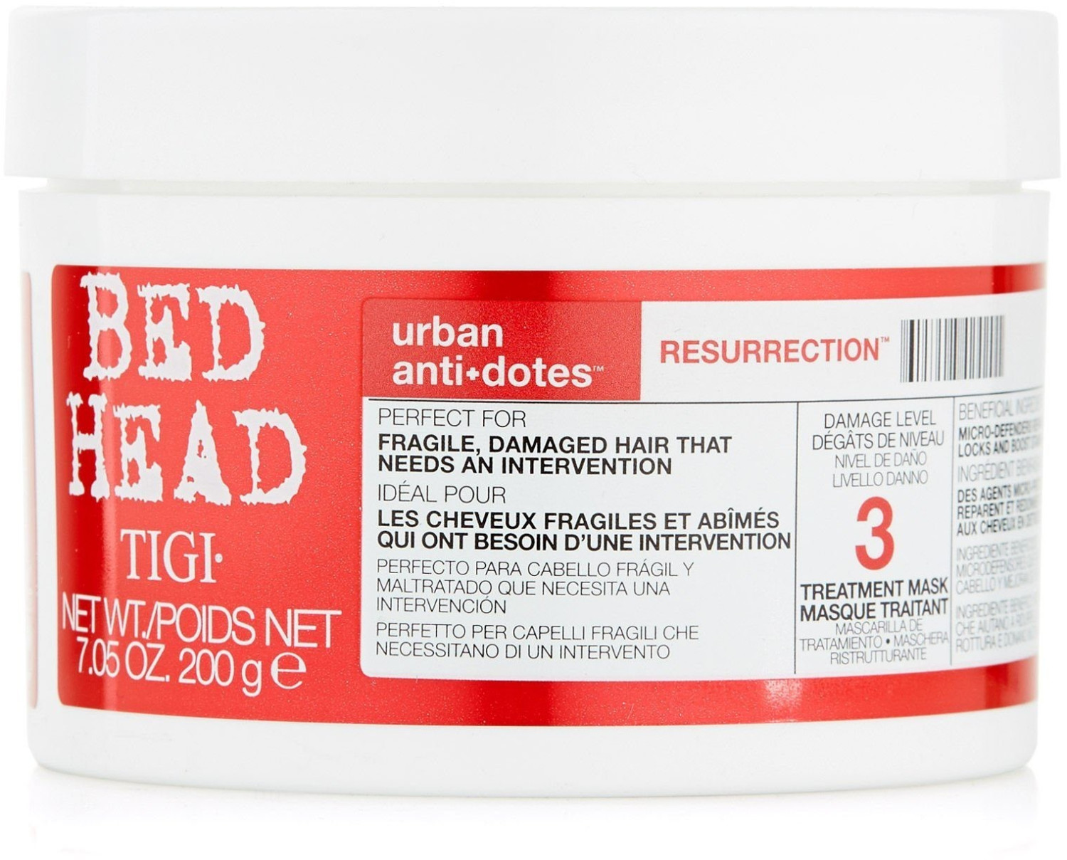Tigi Bed Head Urban Anti Dotes Resurrection Treatment Mask G Ab