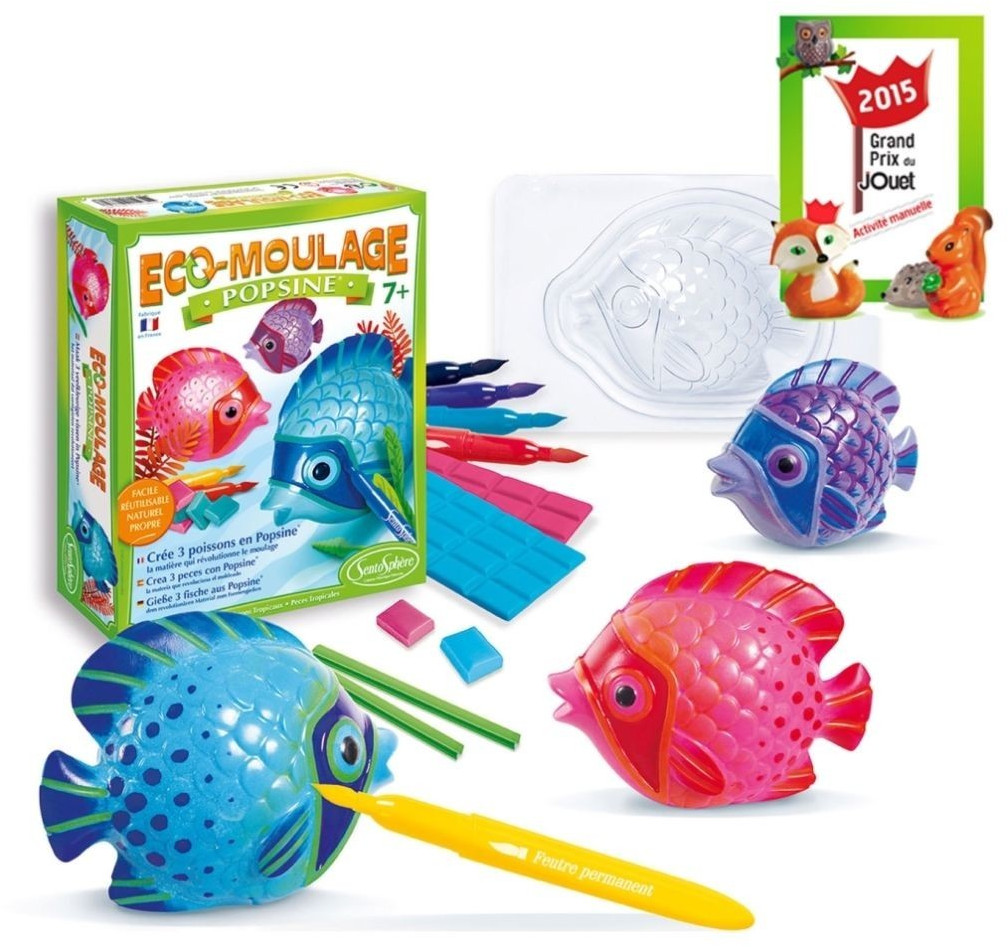 Sentosphère Éco-moulage Popsine - Les poissons tropicaux