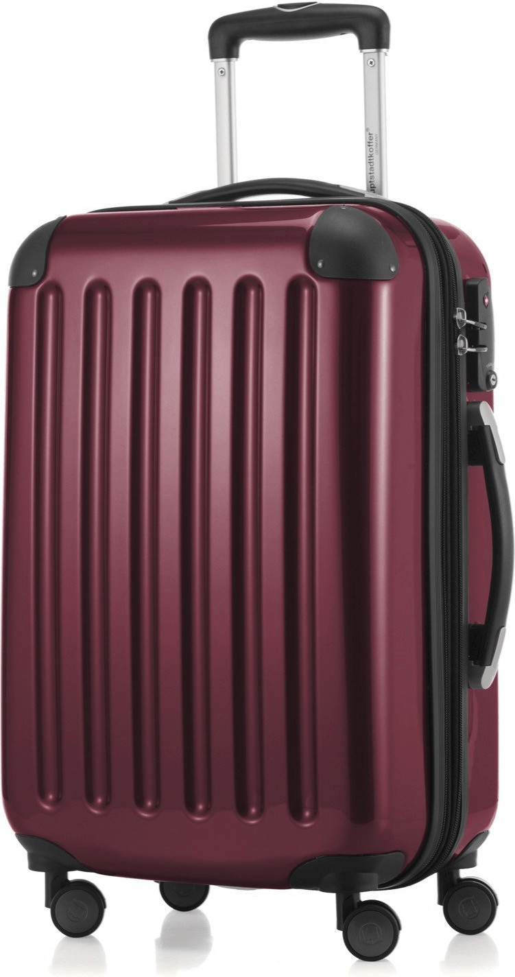 Hauptstadtkoffer Alex 4 Wheel Trolley 55 cm Double Wheels TSA burgundy