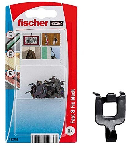 Crochet Fixe-Cadre Fast&Fix 10und 534845 Fischer