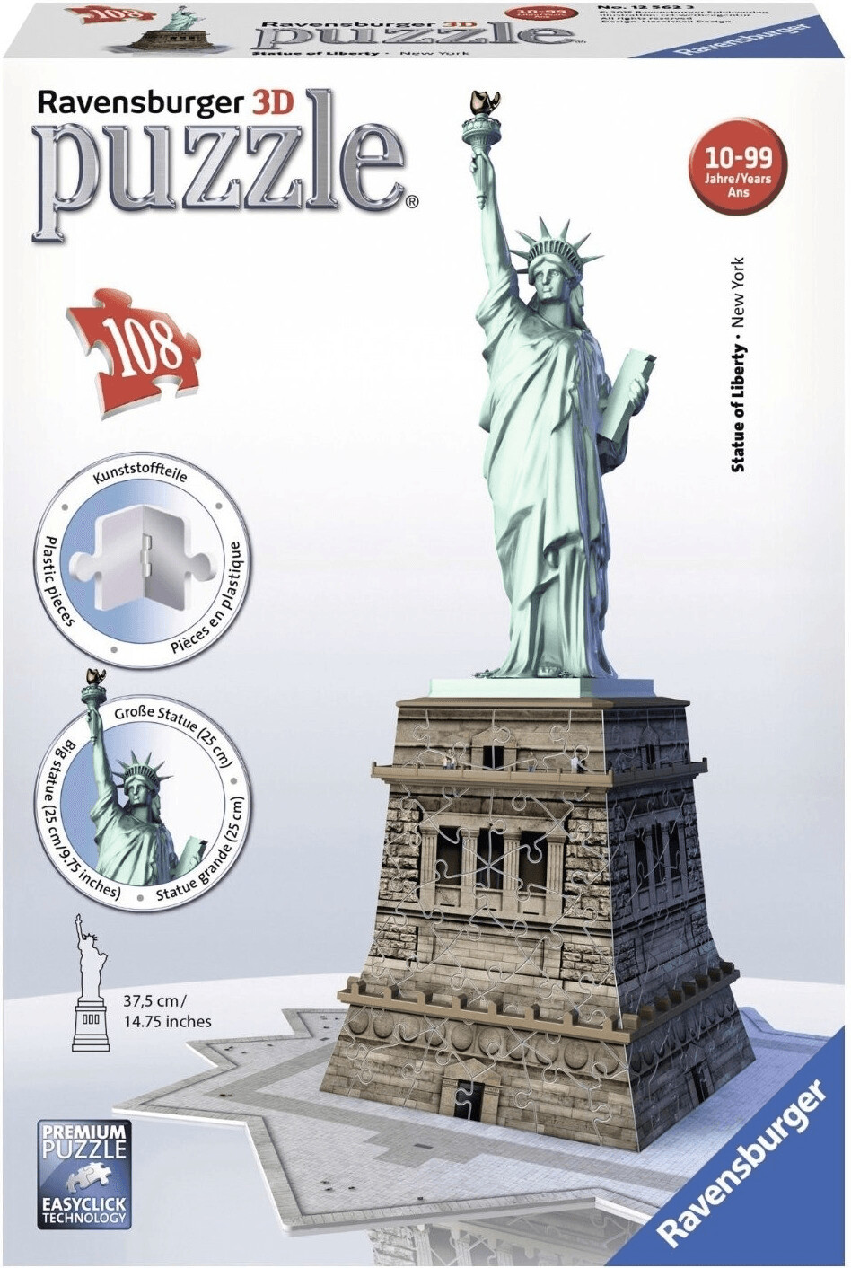 Ravensburger Statue de la liberté (108 pièces)