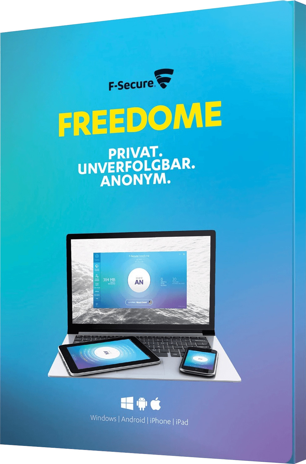 F-Secure Freedome VPN (3 Devices) (1 Year) (Box)