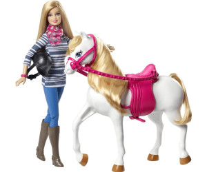Barbie Puppe mit Pferd Barbiepferd Neu 