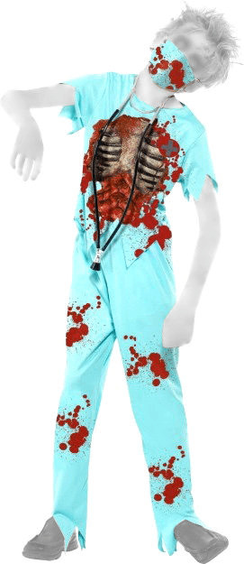 Smiffy's Déguisement enfant chirurgien zombie