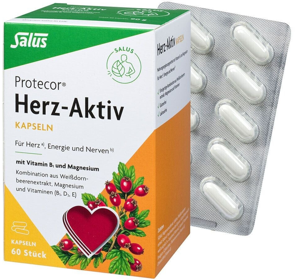 Salus Pharma Herz Aktiv Kapseln (60 Stk.) ab 14,16 € | Preisvergleich bei idealo.de