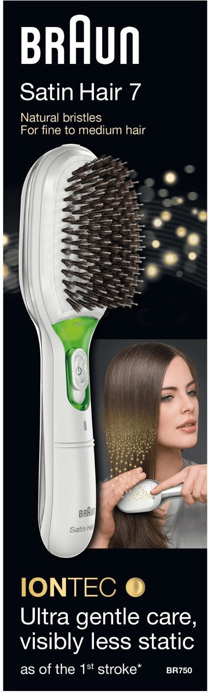7 € Care Satin Brush Hair ab 42,50 bei Preisvergleich Braun | BR750 Personal