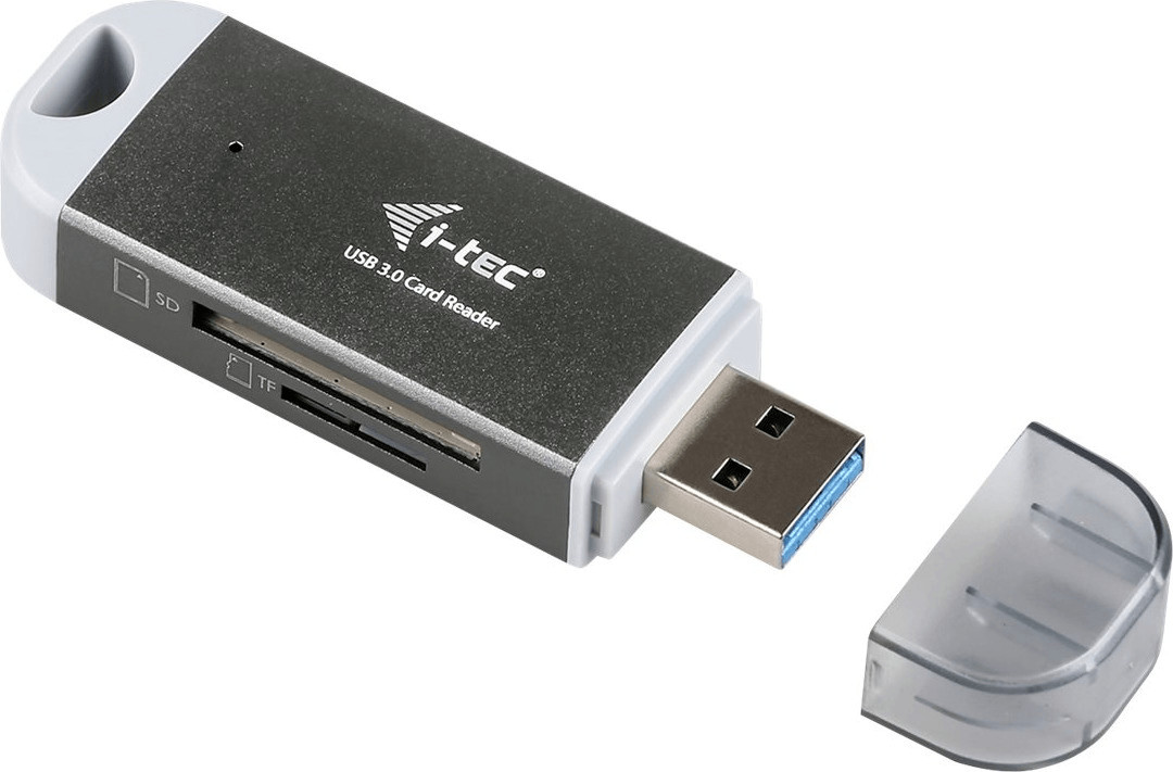 I-Tec USB 3.0 Dual Card Reader grey