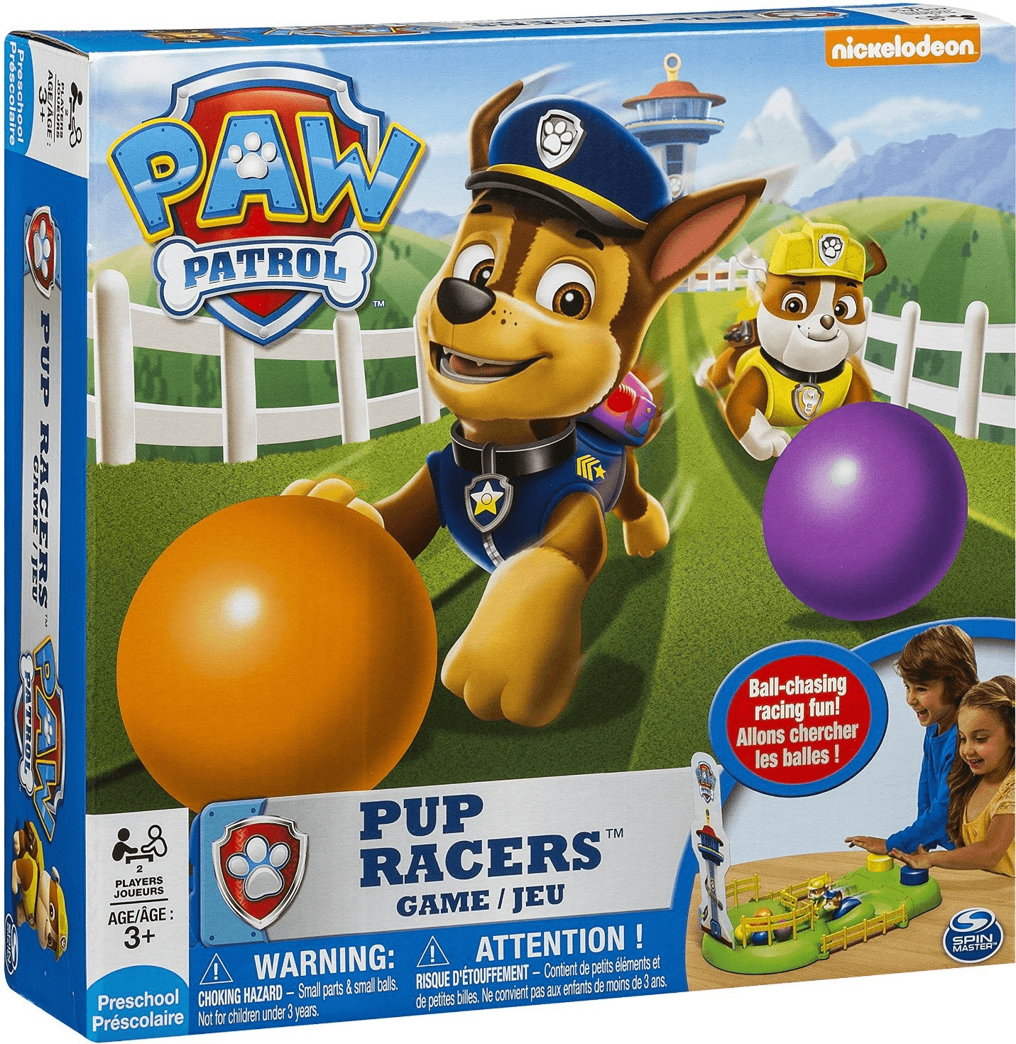 La course des chiots Paw Patrol