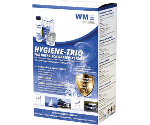 Hygiene Trio für Tanks bis 50l Camping Frischwasser 3er Set Desinfektion Camping