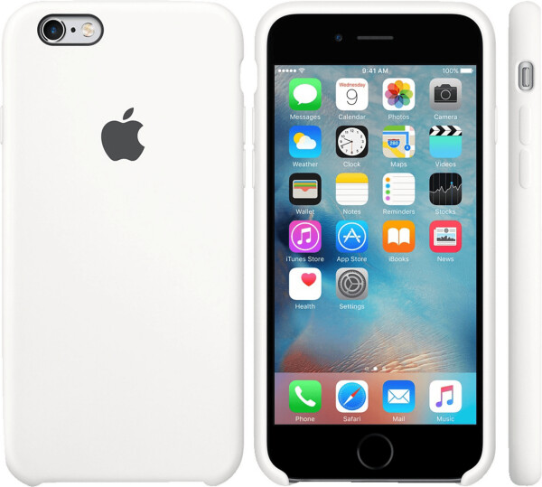 Apple Silikon Case weiß (iPhone 6s), Bild 2