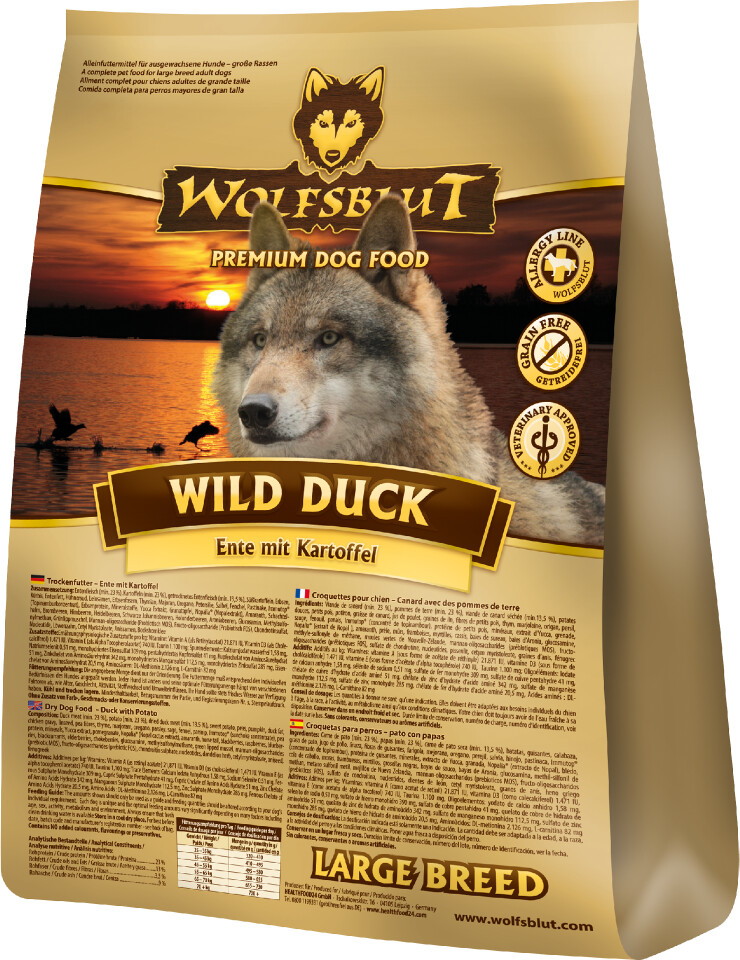 Wolfsblut Wild Duck Large Breed 15kg