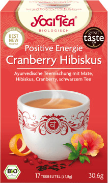 YogiTea Positive Energy Cranberry Hibiscus (17 pcs.)