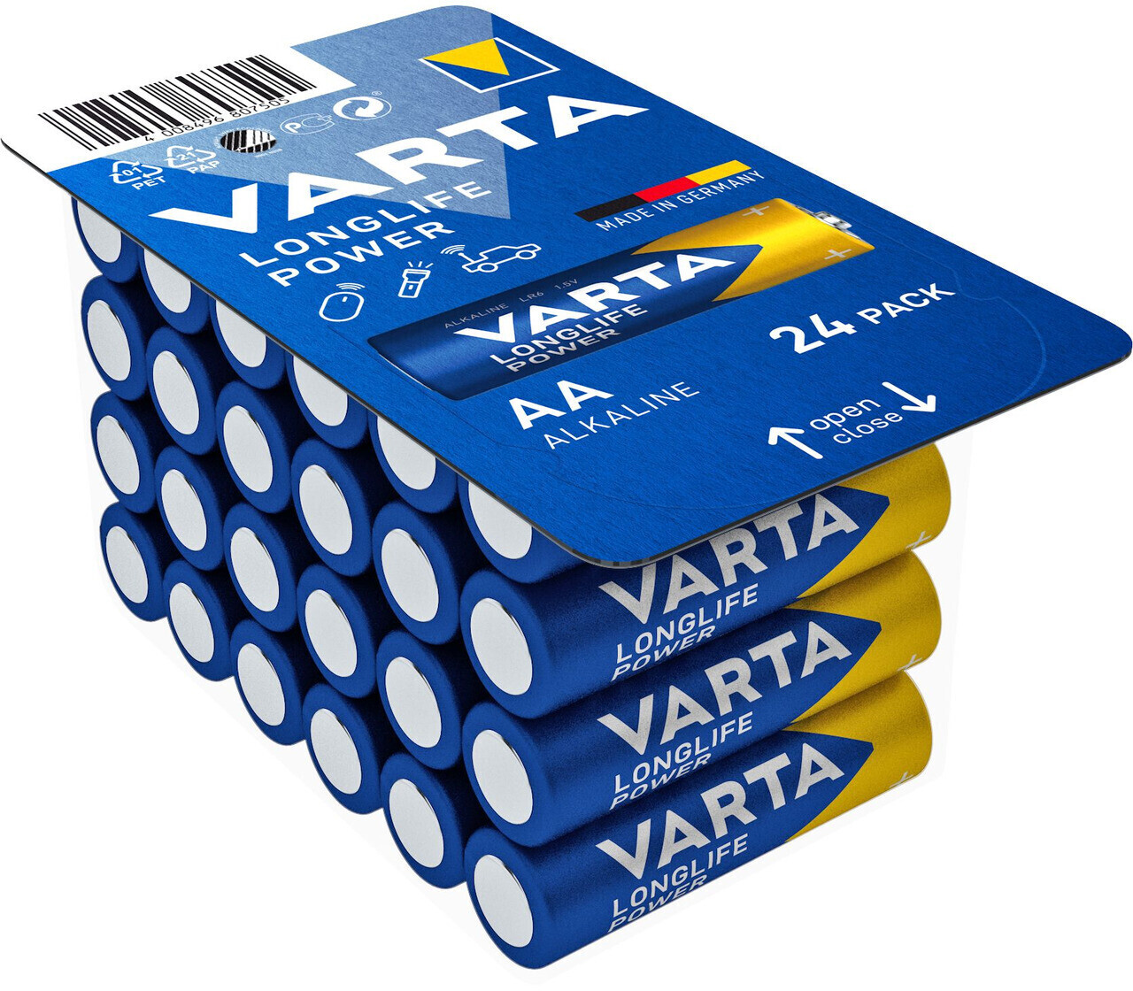 Varta Longlife Power AA Mignon LR06 Alkaline battery (24pack) au