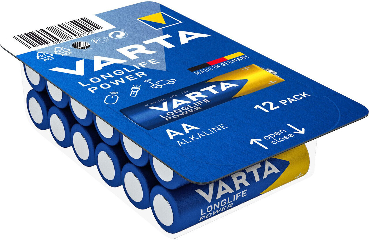 VARTA AA High Energy Batterie 12 St. ab 4,08 €