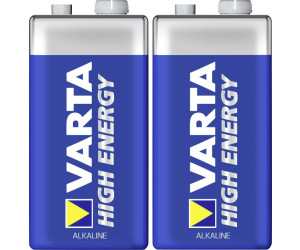 Varta Longlife Power 9V Block Batterie Alkaline E-Block Batterien 