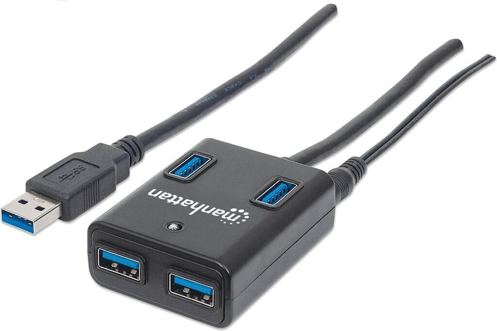 Manhattan 4 Port USB 3.0 Hub (162302)