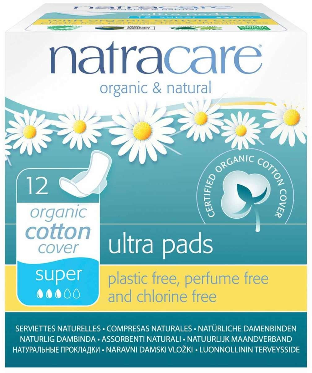 Natracare 12 Serviettes Ultra Super