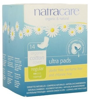 Natracare 14 Serviettes Ultra Regular