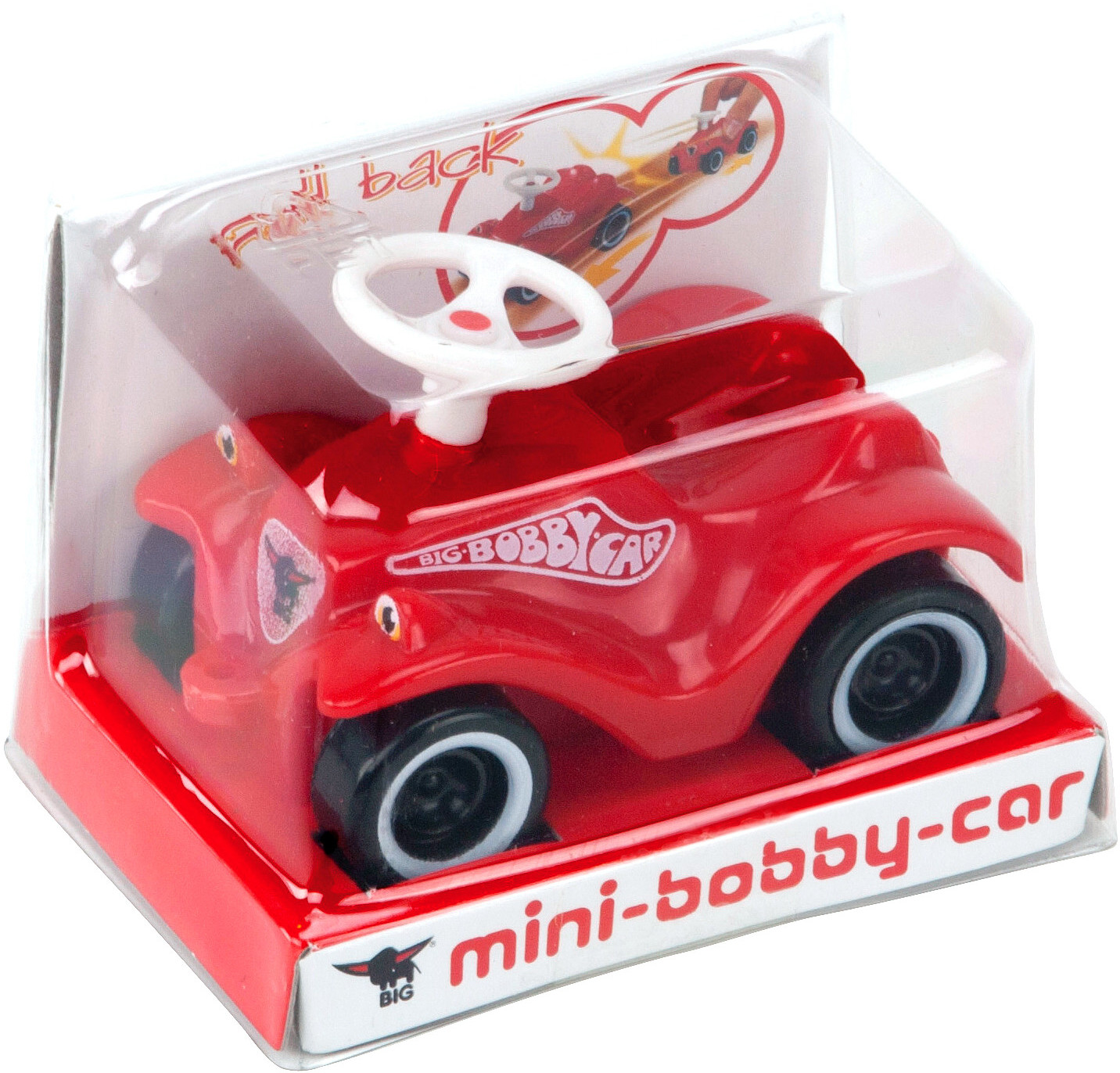 BIG 800055971 – Mini Bobby-Car édition Fanion de Voiture Noir : :  Jeux et Jouets