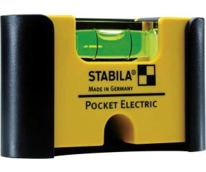 Stabila Wasserwaage Mini a Kunststoff Pocket Electric 6,8cm 