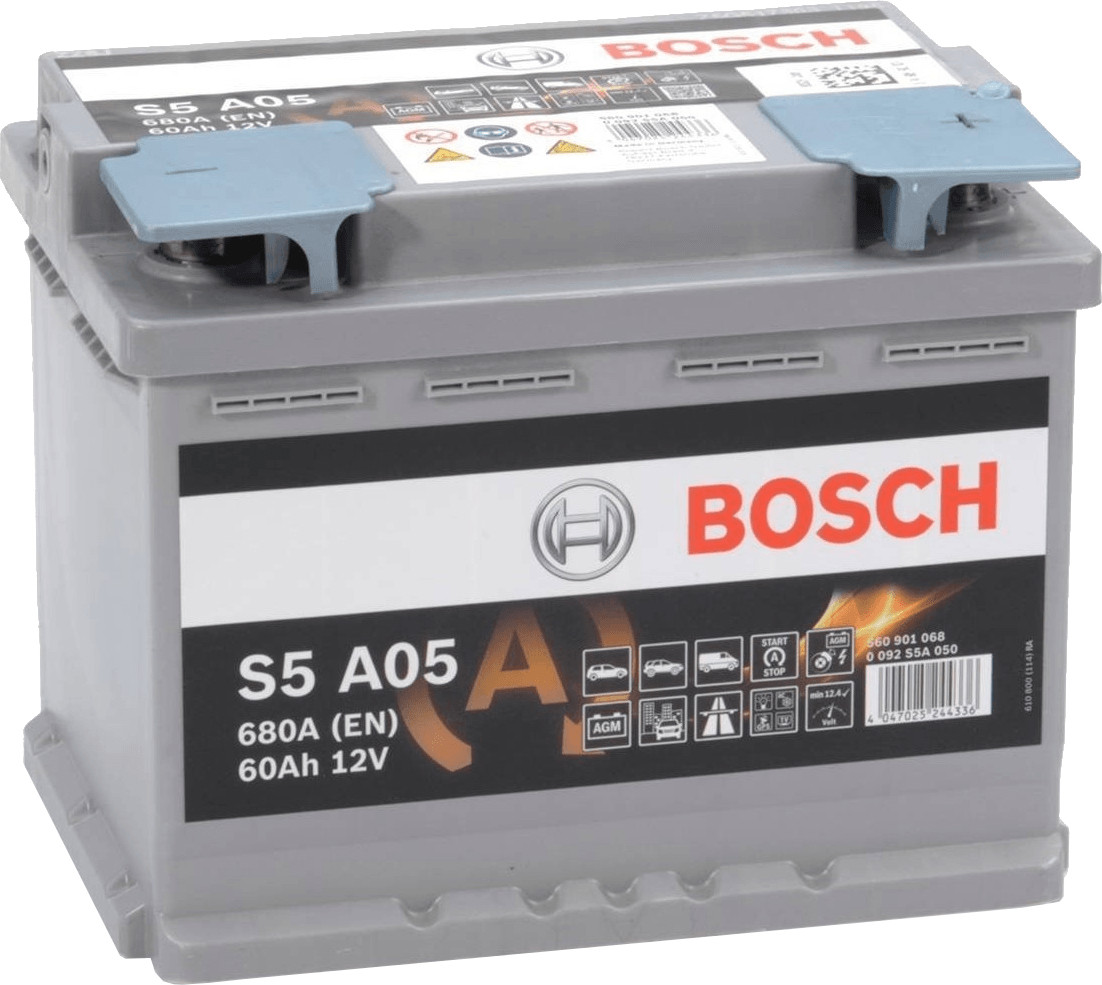0 092 S5A 050 BOSCH S5 A05 S5 Batterie 12V 60Ah 680A B13 AGM