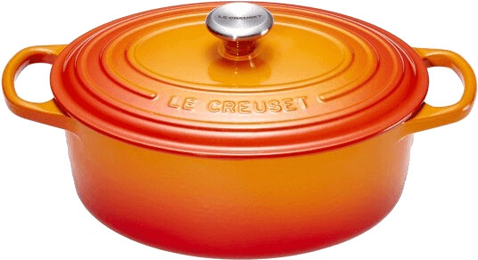 Le Creuset Cocotte Signature ovale Ø 27 cm orange