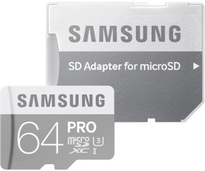 Samsung PRO microSDXC 64GB UHS-I U3 (MB-MG64EA)
