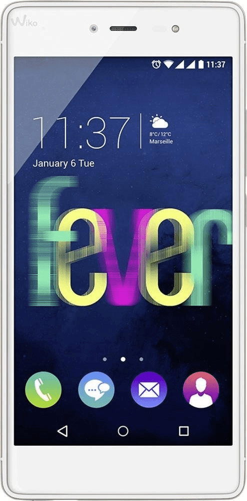 Wiko Fever 16Go blanc/or