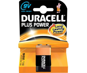 4 piles 6LR61 9V Duracell Plus Power sous blister