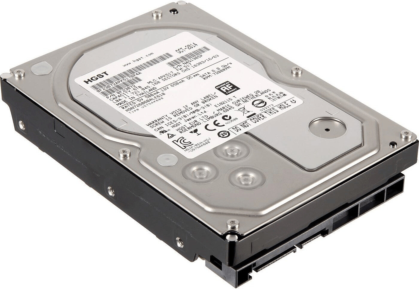 HGST Deskstar NAS SATA 6 To (H3IKNASN600012872SE)