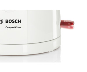 Bosch TWK3A051 kabelloser Wasserkocher CompactClass 1 Liter 2400 Watt Weiß//Grau