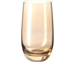 Leonardo Sora Trinkglas 6er Set Saftglas Wasserglas Becher Glas Viola 270 ml 