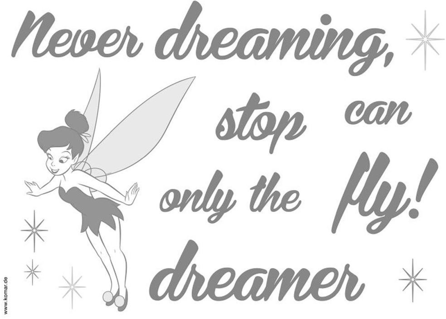 Komar Tinkerbell Wall Tattoo