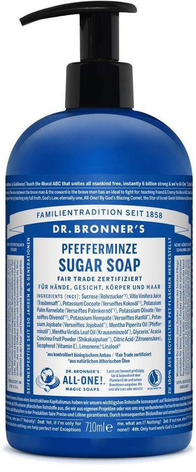 Dr. Bronner's Shikakai Soap Peppermint (710ml)