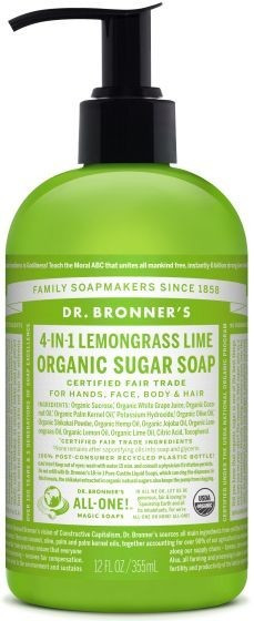 Dr. Bronner's Soap Lemongrass Limone (355ml)