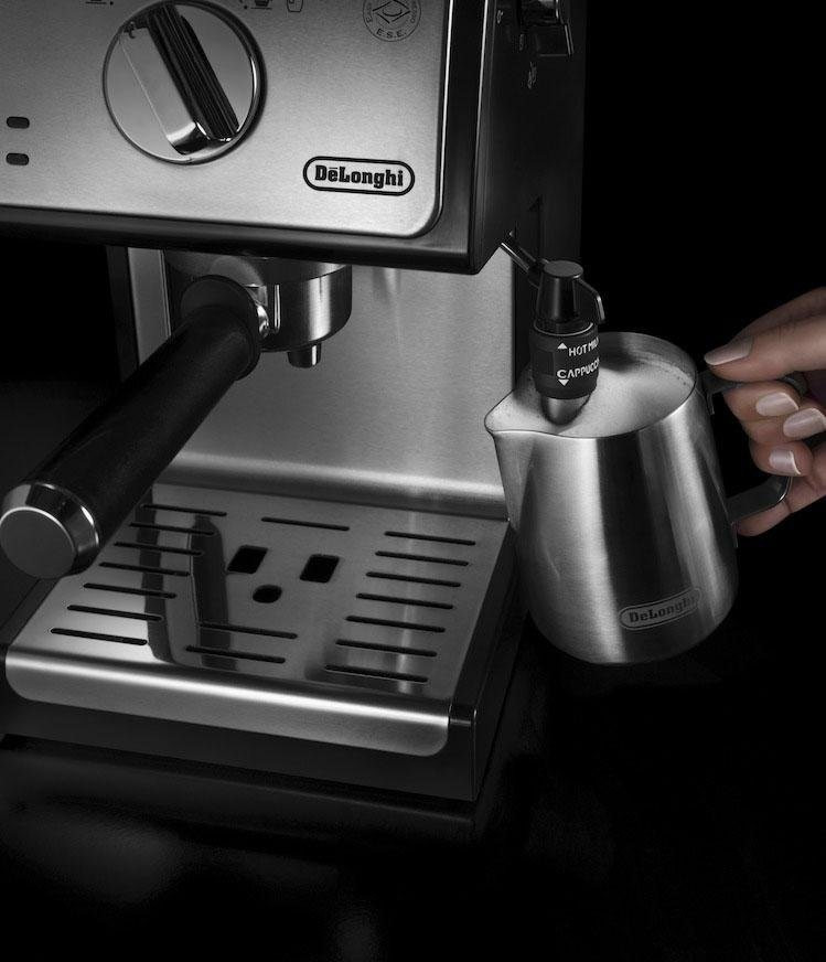 De'Longhi Stilosa EC260.BK - Cafetera de café expreso tradicional con bomba  barista, 2 tazas, color negro