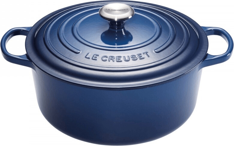 Le Creuset Cocotte Signature ronde 20 cm bleu
