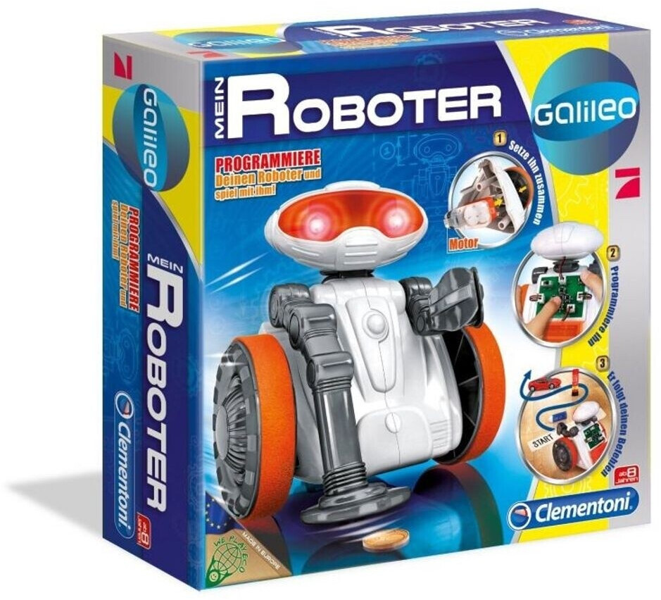 Clementoni Galileo Robotics: Action Robot Sci - Kit Robot Da Costruire Per Bambini Dagli 8 Anni