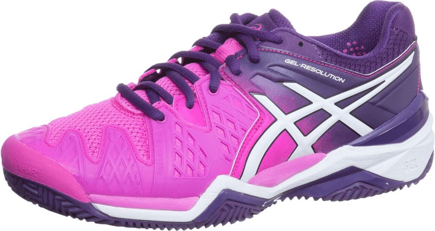 Asics Gel-Resolution 6 Clay Women hot pink/white/purple