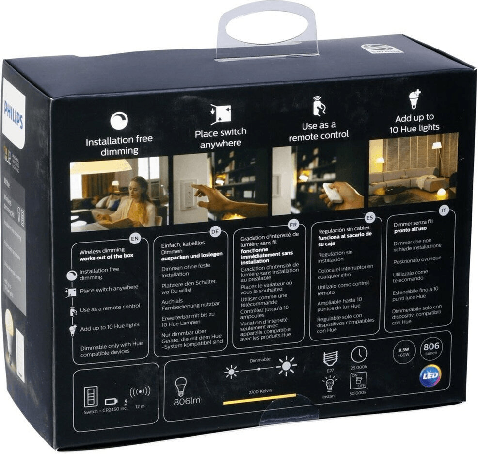 Philips Hue DimmerKit 9,5W E27 ab 29,99 € Preisvergleich bei idealo.de