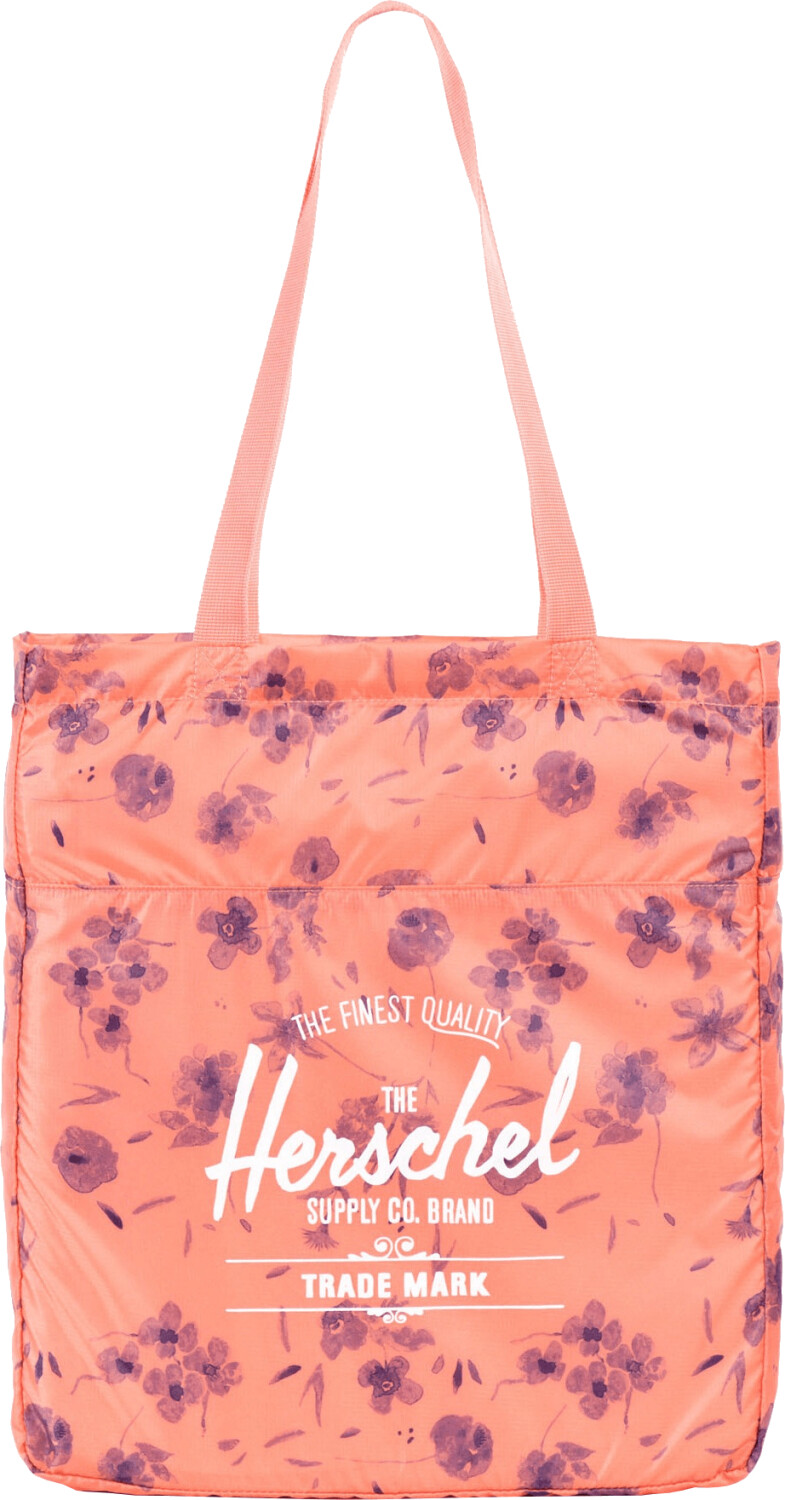 Herschel Packable Travel Tote ruby burnt coral