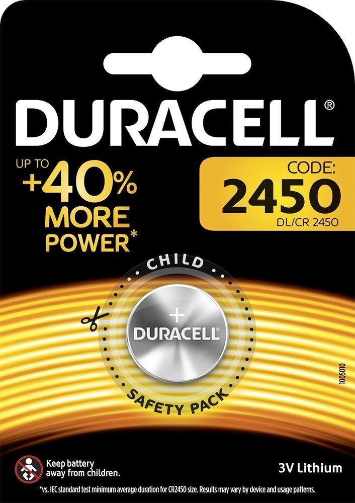 Duracell CR2450 Pila de botón 1x desde 1,96 €