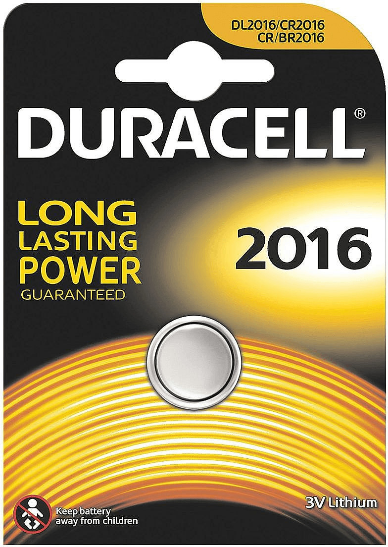 CR2016, pile bouton Duracell Electronics, Pile Lithium pour