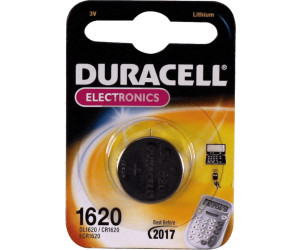 Duracell Lithium-Knopfzelle CR1620 3V 60mAh ø16x2,0 mm DL1620-BG1 von Duracell 