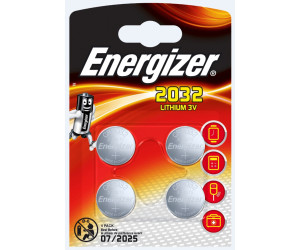 Energizer CR2032 Lithium (4 piles) au meilleur prix sur