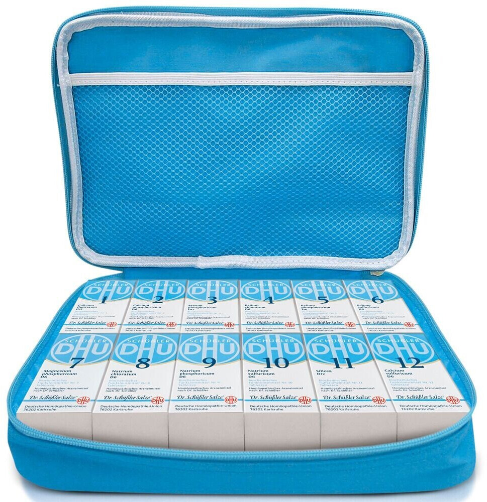 Dr. Schüßler Salze Biochemische Haus u. Reiseapotheke klein (12 x 80