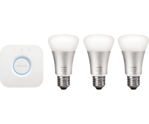 Philips Hue Starter Kit - Bridge & 3 Hue Bulbs E27