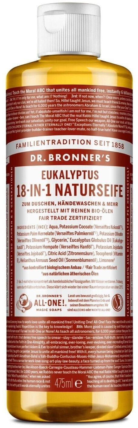 Dr. Bronner's Savon liquide à l'eucalyptus (473 ml)